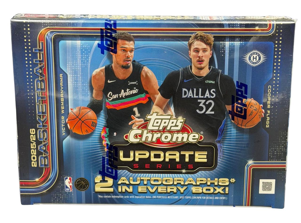 2025/26 Topps Chrome Update Basketball Delight Box
