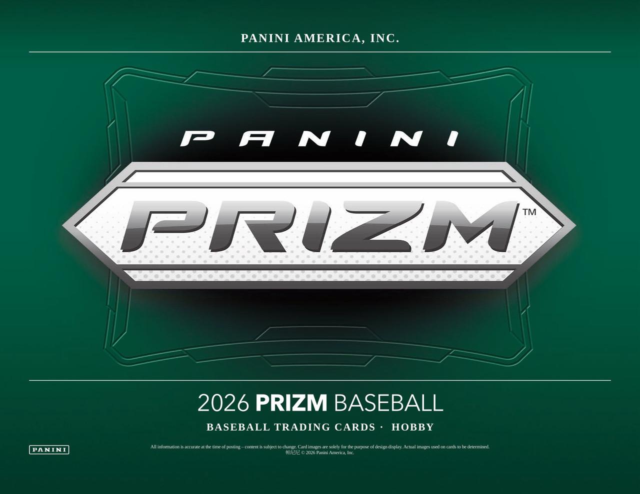 2026 Panini Prizm Baseball Hobby Box