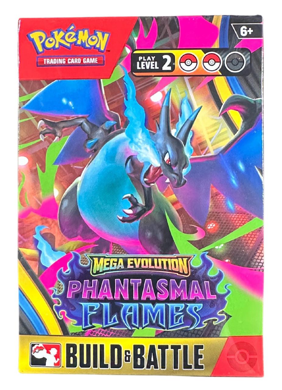 Pokémon Mega Evolution Phantasmal Flames Build & Battle Box
